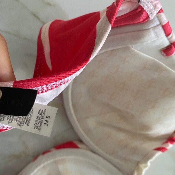 Ref & White Strapless Victoria Secret Bikini Top - Picture 4 of 4